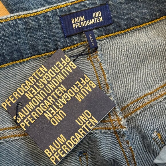 595. BAUM UND PFERDGARTEN Nicette Jeans Wide Leg Denim $159 NWT Sz 36 - Picture 6 of 6